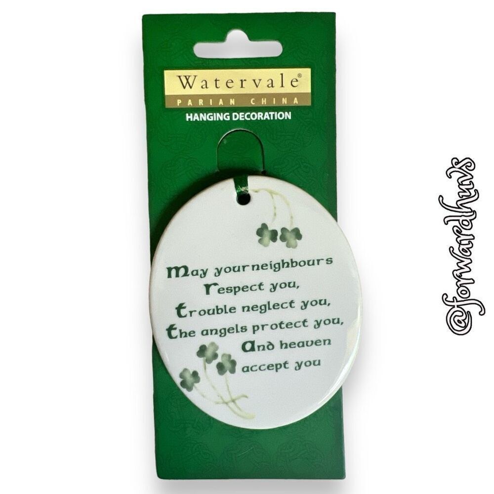 Bundle Sale 3 for $15 | Irish Prayer | Watervale Parian China